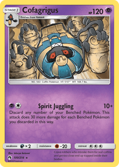 Cofagrigus 100 — Lost Thunder