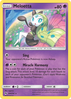 Meloetta 104/214 — Trovões Perdidos