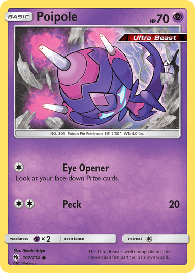 Carta Poipole 107/214 do set Lost Thunder — Pokémon TCG | Bynx