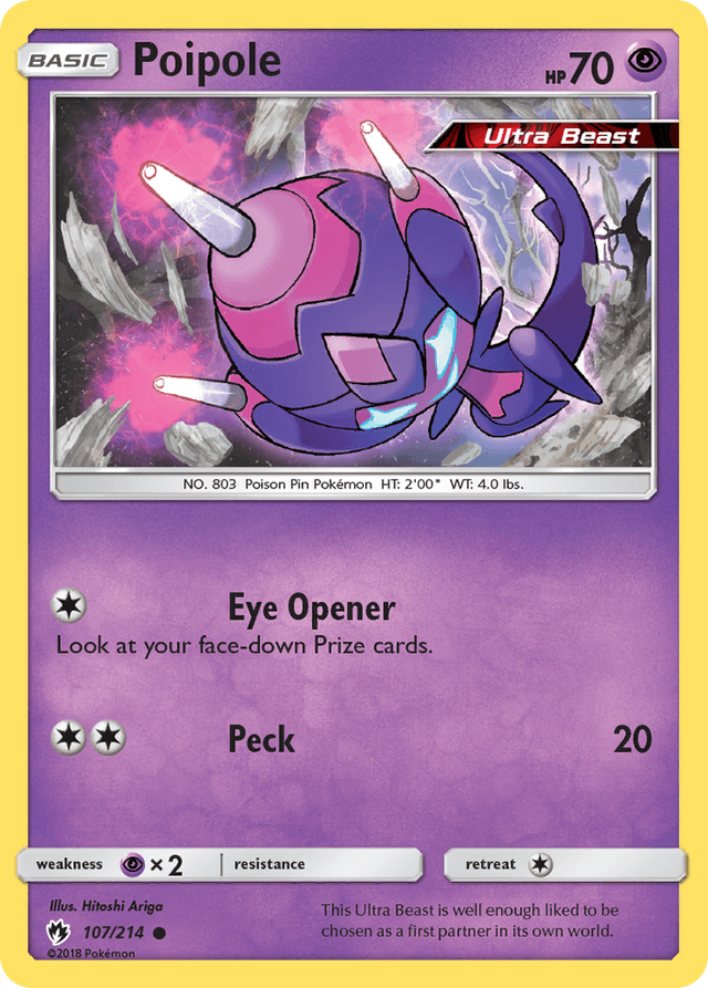 Carta Poipole 107/214 do set Lost Thunder — Pokémon TCG | Bynx