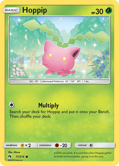 Carta Hoppip 11/214 do set Lost Thunder — Pokémon TCG | Bynx