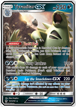 Tyranitar-GX 121/214 — Lost Thunder