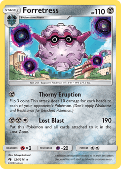 Forretress 124 — Lost Thunder