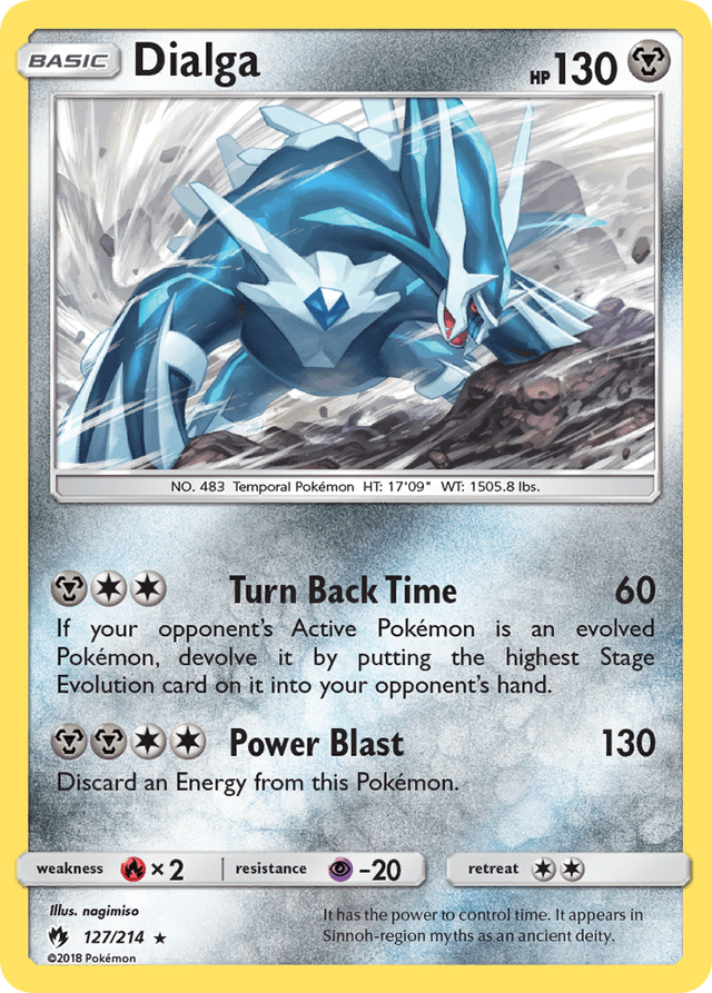 Carta Dialga 127/214 do set Lost Thunder — Pokémon TCG | Bynx