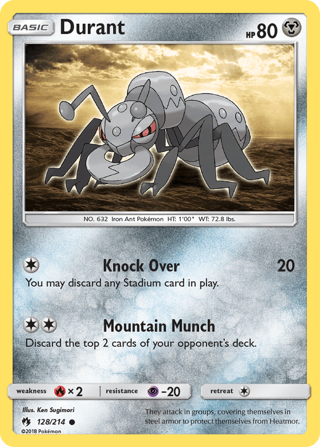 Carta Durant 128/214 do set Lost Thunder — Pokémon TCG | Bynx