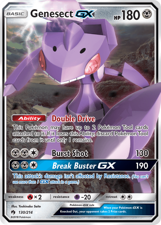 Carta Genesect-GX 130/214 do set Lost Thunder — Pokémon TCG | Bynx
