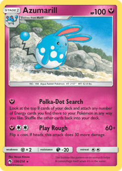 Azumarill 136 — Lost Thunder