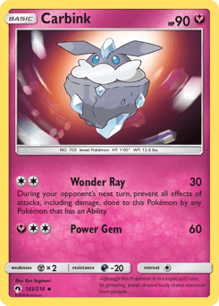 Carbink 143 — Lost Thunder