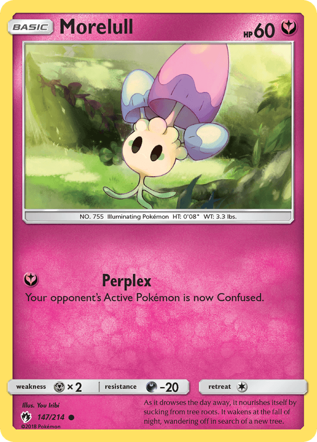 Carta Morelull 147/214 do set Lost Thunder — Pokémon TCG | Bynx