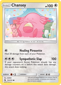 Chansey 152/214 — Trovões Perdidos