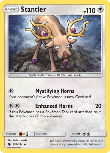 Carta Stantler 156/214 do set Lost Thunder — Pokémon TCG | Bynx