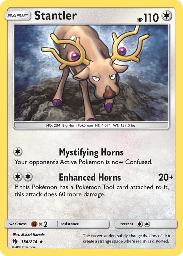 Carta Stantler 156/214 do set Lost Thunder — Pokémon TCG | Bynx