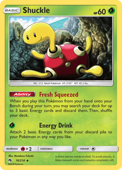 Shuckle 16/214 — Trovões Perdidos