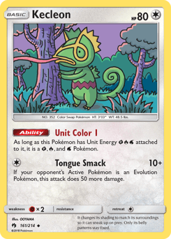 Kecleon 161/214 — Trovões Perdidos
