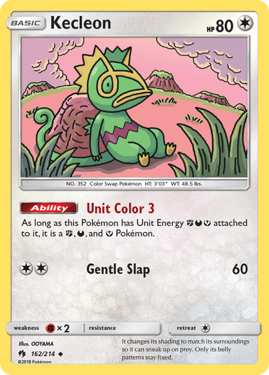 Carta Kecleon 162/214 do set Lost Thunder — Pokémon TCG | Bynx
