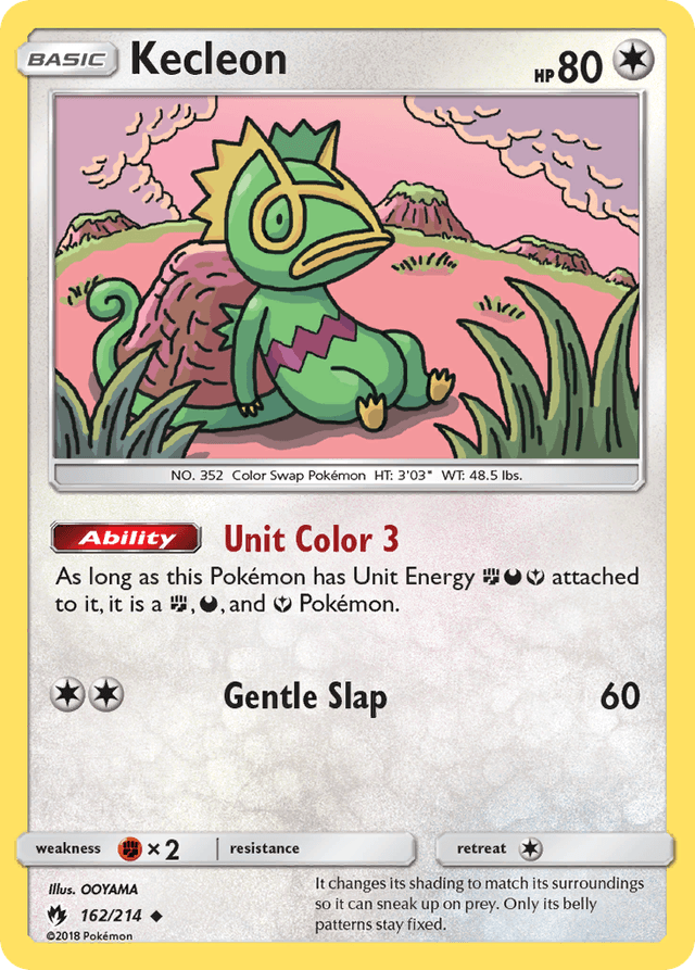 Carta Kecleon 162/214 do set Lost Thunder — Pokémon TCG | Bynx