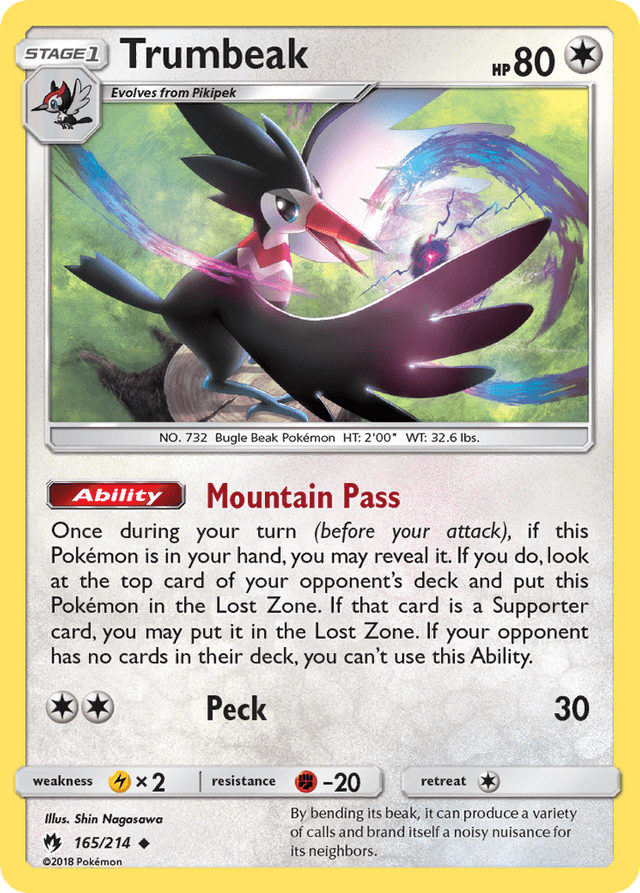 Carta Trumbeak 165/214 do set Lost Thunder — Pokémon TCG | Bynx