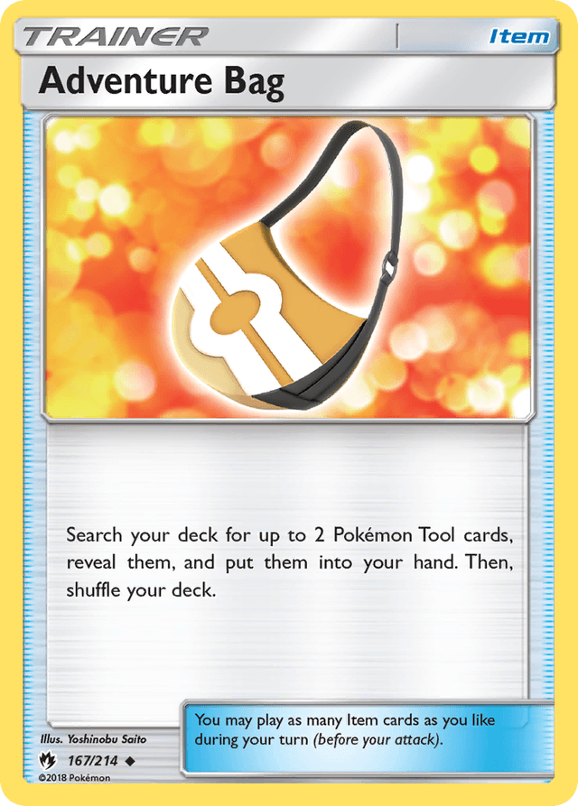 Carta Adventure Bag 167/214 do set Lost Thunder — Pokémon TCG | Bynx