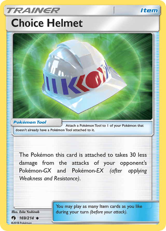Carta Choice Helmet 169/214 do set Lost Thunder — Pokémon TCG | Bynx