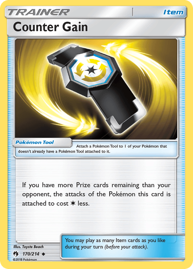 Carta Counter Gain 170/214 do set Lost Thunder — Pokémon TCG | Bynx