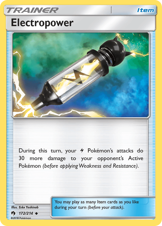 Carta Electropower 172/214 do set Lost Thunder — Pokémon TCG | Bynx