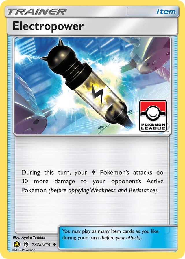 Carta Electropower 172a/214 do set Lost Thunder — Pokémon TCG | Bynx