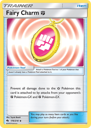 Carta Fairy Charm Fighting 176/214 do set Lost Thunder — Pokémon TCG | Bynx