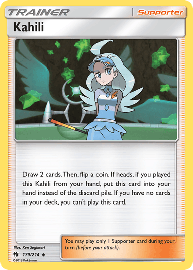Carta Kahili 179/214 do set Lost Thunder — Pokémon TCG | Bynx
