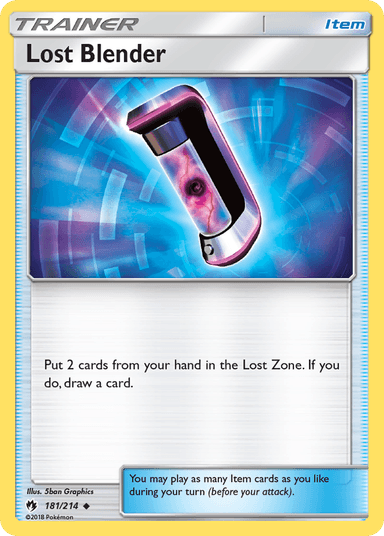 Carta Lost Blender 181/214 do set Lost Thunder — Pokémon TCG | Bynx