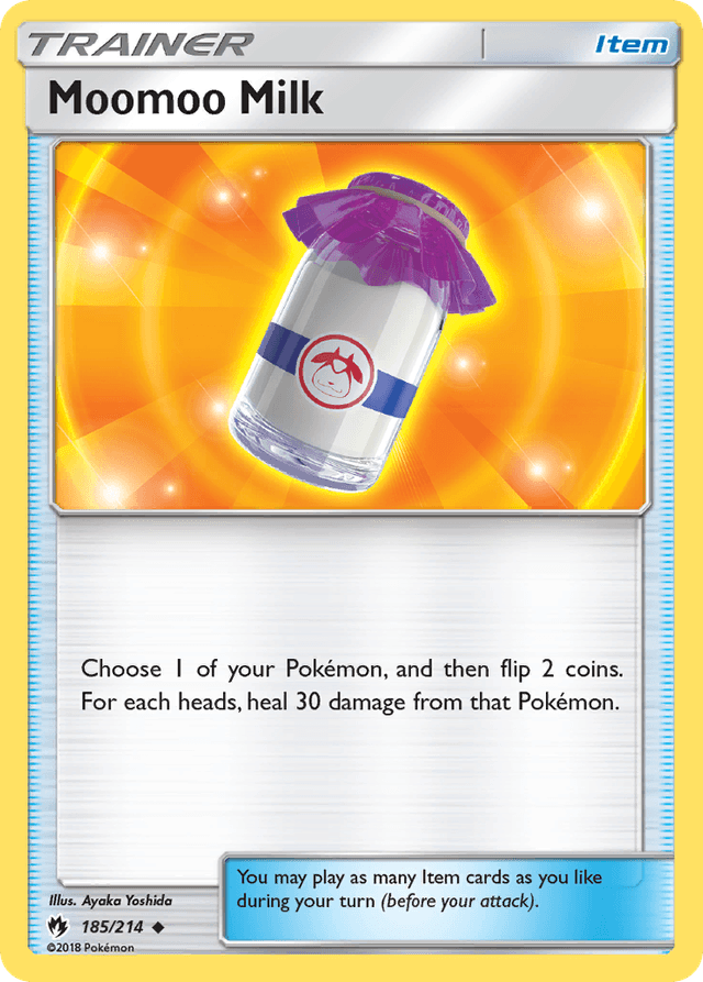 Carta Moomoo Milk 185/214 do set Lost Thunder — Pokémon TCG | Bynx