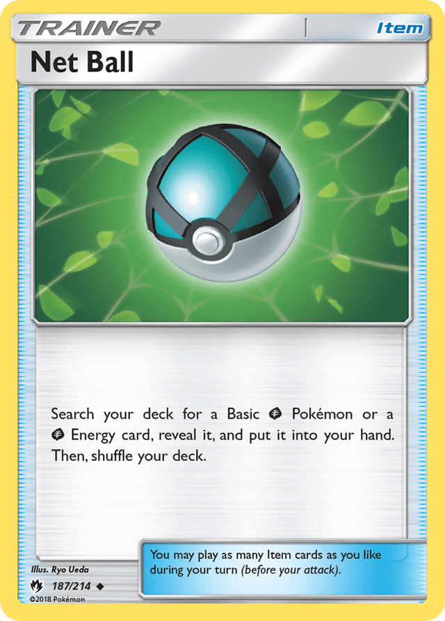 Carta Net Ball 187/214 do set Lost Thunder — Pokémon TCG | Bynx