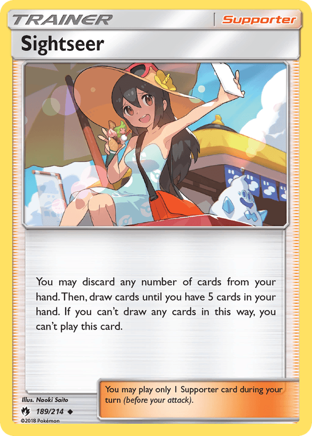 Carta Sightseer 189/214 do set Lost Thunder — Pokémon TCG | Bynx
