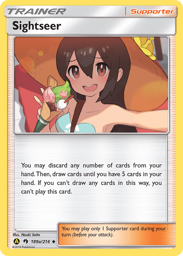 Carta Sightseer 189a/214 do set Lost Thunder — Pokémon TCG | Bynx