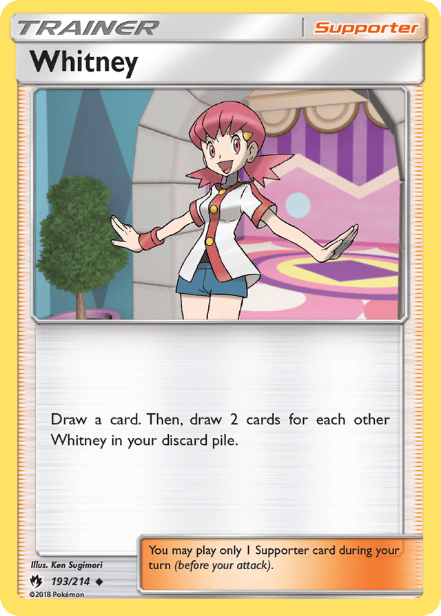 Carta Whitney 193/214 do set Lost Thunder — Pokémon TCG | Bynx