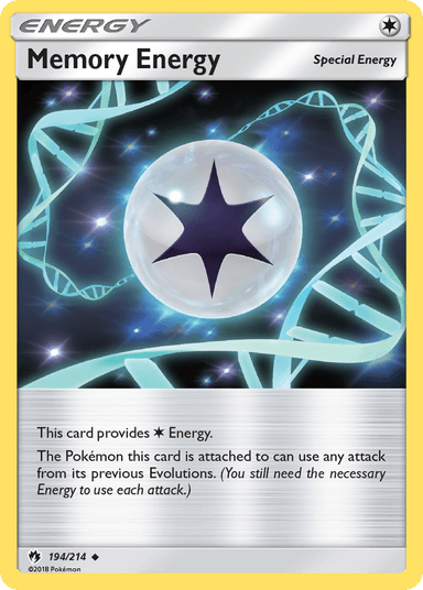 Carta Memory Energy 194/214 do set Lost Thunder — Pokémon TCG | Bynx