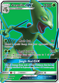 Sceptile-GX 196 — Lost Thunder