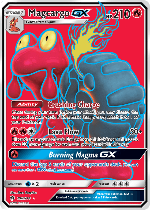 Carta Magcargo-GX 198/214 do set Lost Thunder — Pokémon TCG | Bynx