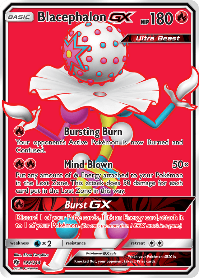 Carta Blacephalon-GX 199/214 do set Lost Thunder — Pokémon TCG | Bynx