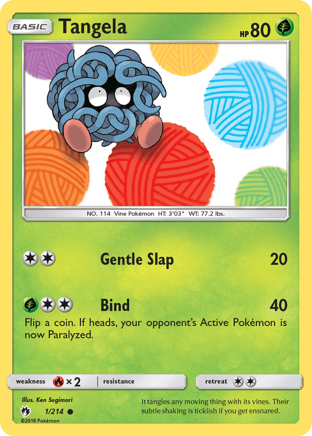 Carta Tangela 1/214 do set Lost Thunder — Pokémon TCG | Bynx