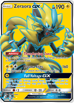 Zeraora-GX 201 — Lost Thunder