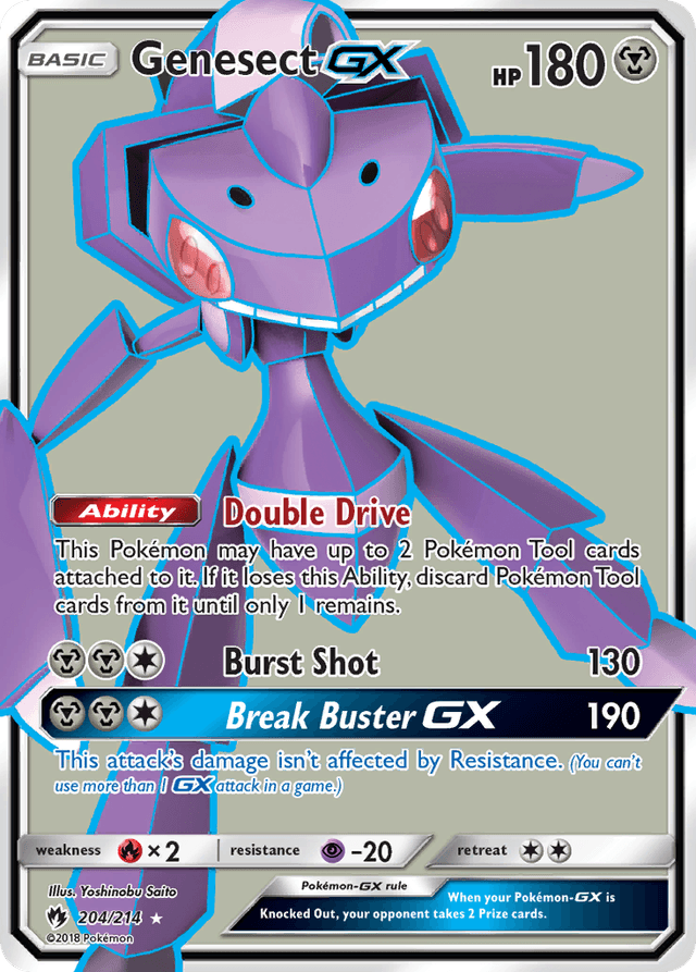 Carta Genesect-GX 204/214 do set Lost Thunder — Pokémon TCG | Bynx