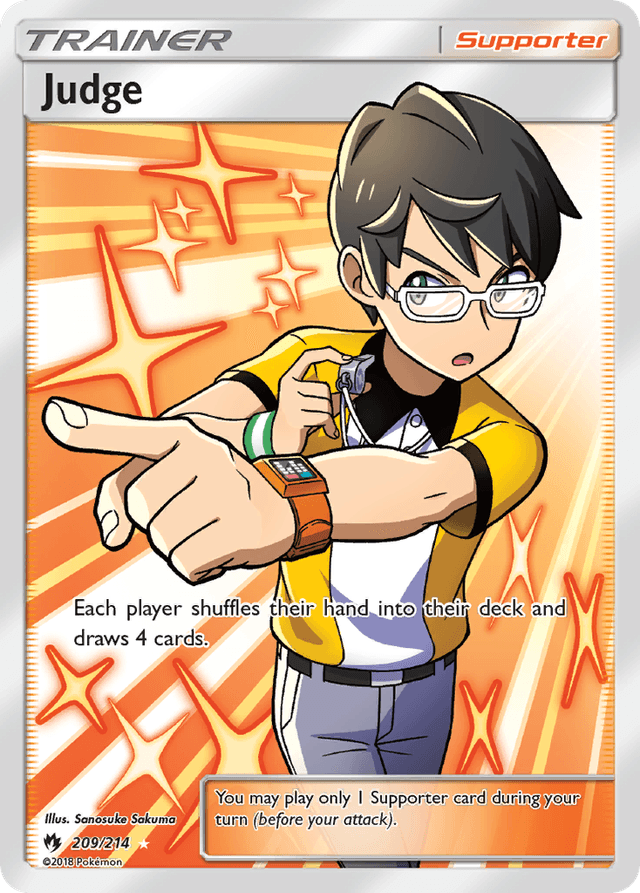 Carta Judge 209/214 do set Lost Thunder — Pokémon TCG | Bynx