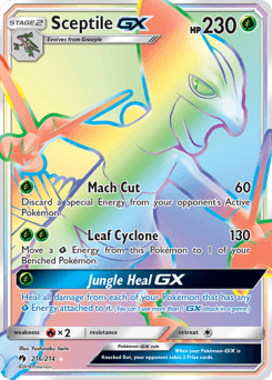 Sceptile-GX 216 — Lost Thunder