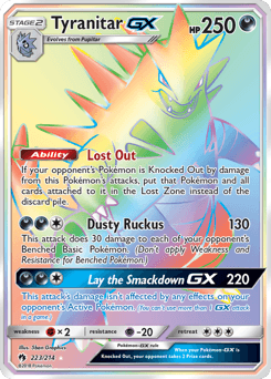 Tyranitar-GX 223/214 — Trovões Perdidos