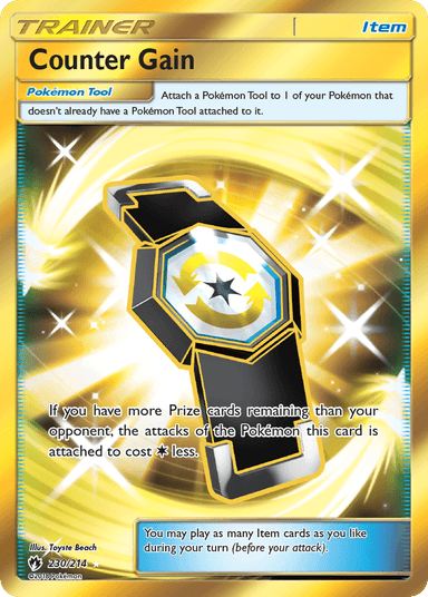 Carta Counter Gain 230/214 do set Lost Thunder — Pokémon TCG | Bynx
