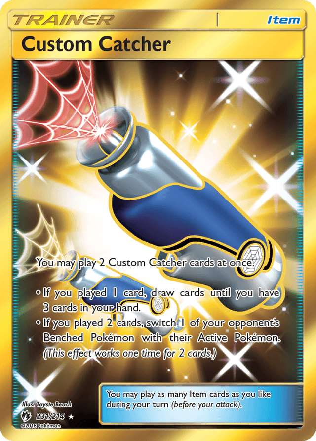 Carta Custom Catcher 231/214 do set Lost Thunder — Pokémon TCG | Bynx