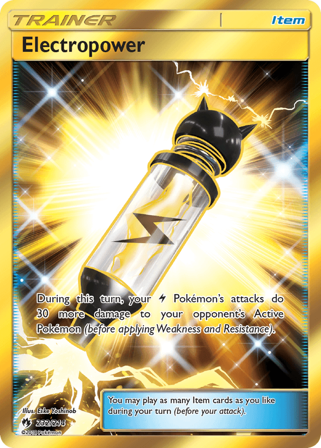 Carta Electropower 232/214 do set Lost Thunder — Pokémon TCG | Bynx