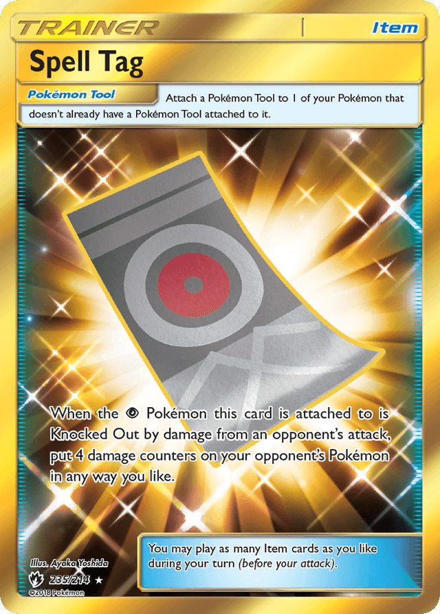 Carta Spell Tag 235/214 do set Lost Thunder — Pokémon TCG | Bynx