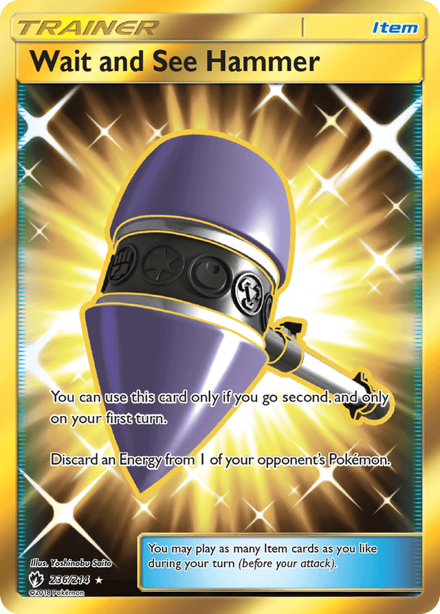 Carta Wait and See Hammer 236/214 do set Lost Thunder — Pokémon TCG | Bynx