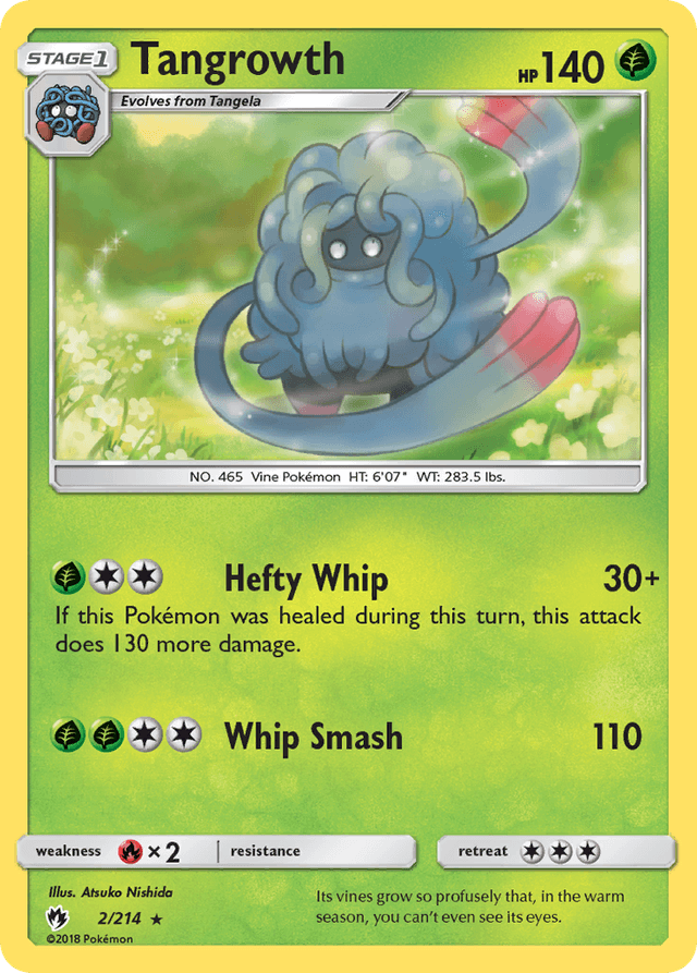 Carta Tangrowth 2/214 do set Lost Thunder — Pokémon TCG | Bynx